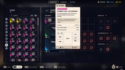 Burletta + Venator + Combat Mk. 3 (Flanking) Augment (1)