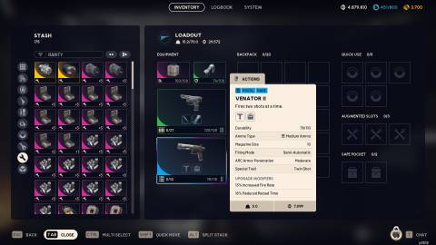 Burletta + Venator + Combat Mk. 3 (Flanking) Augment (3)