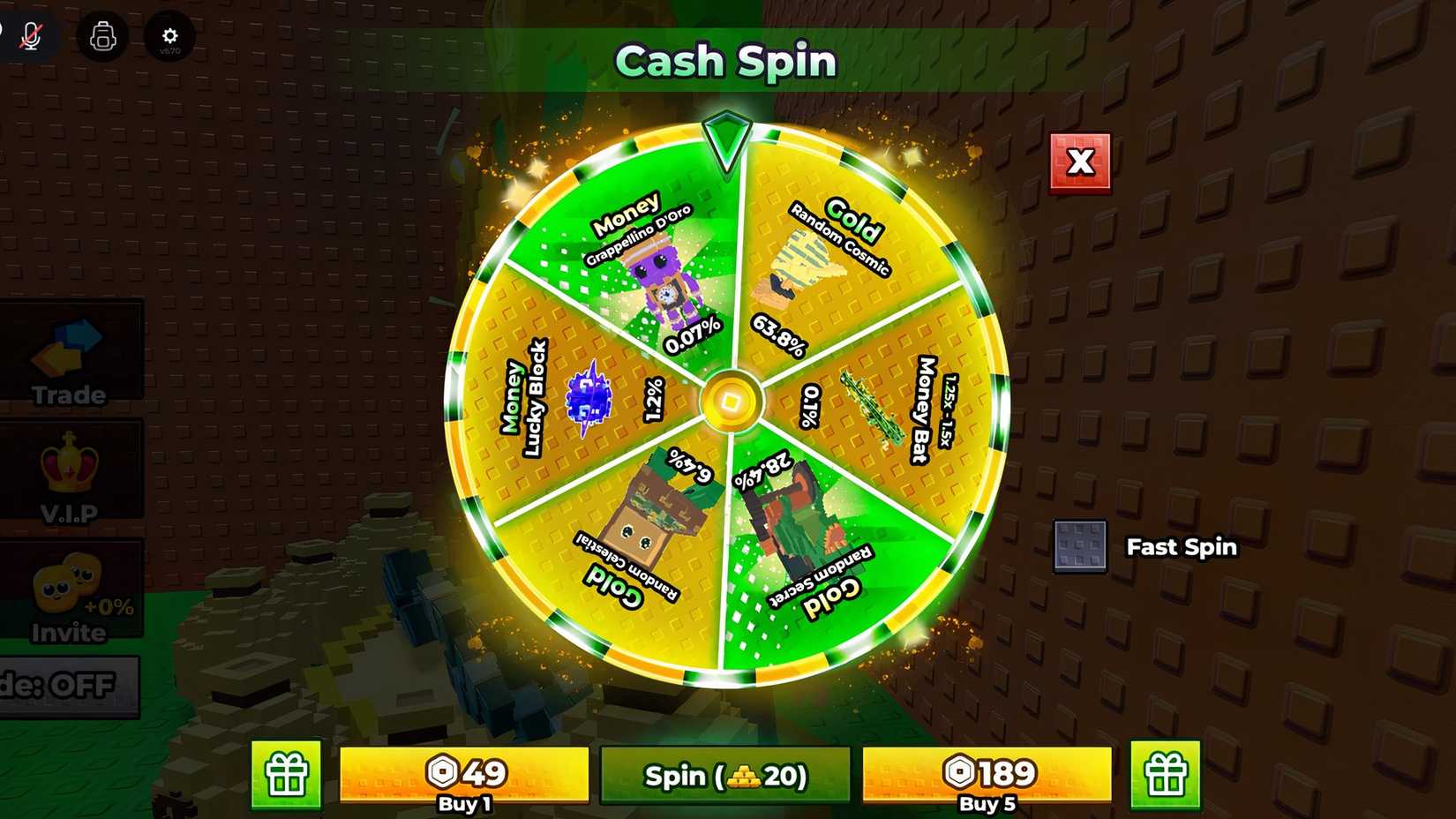 cash spin in roblox escape tsunami for brainrots