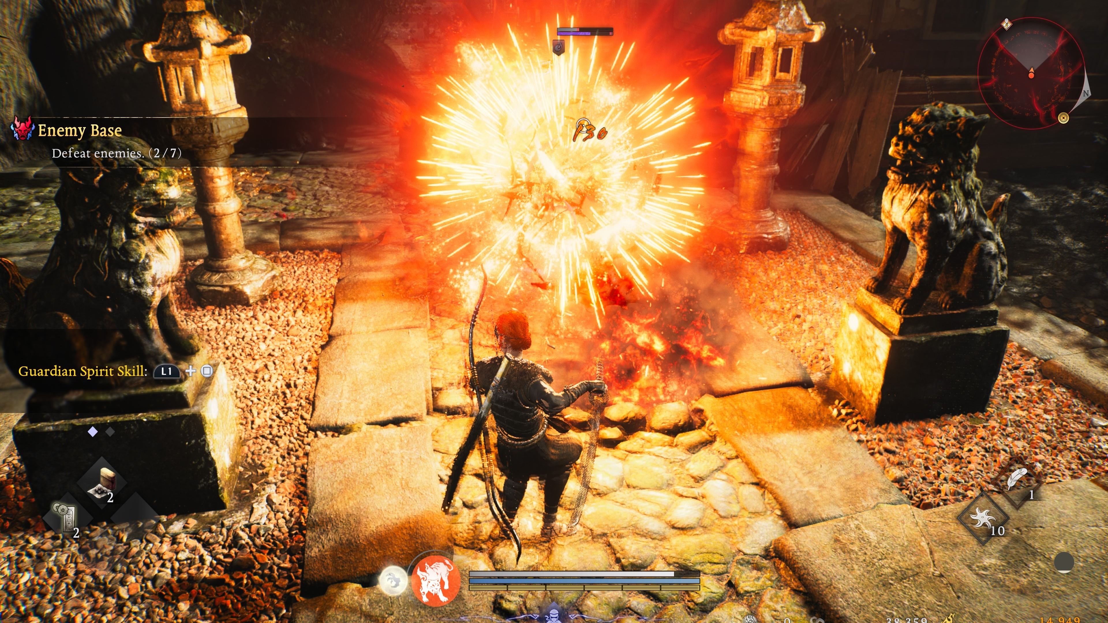 Mantra api pada musuh di Nioh 3 PS5