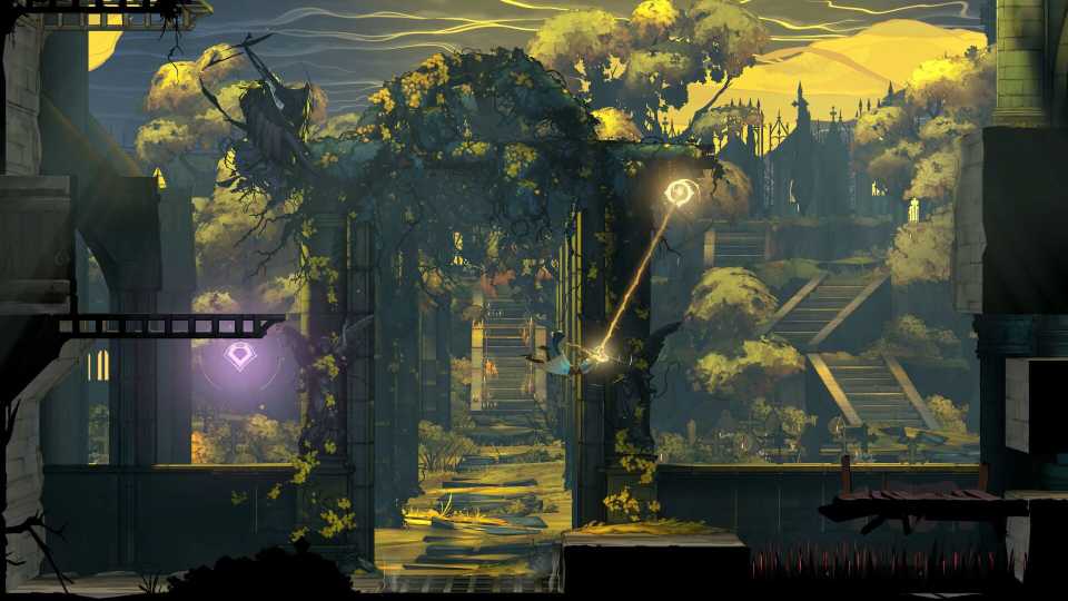 Castlevania Belmont's Curse swinging