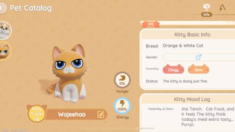 cat traits heartopia