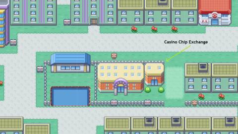 Celadon City Casino Chip Exchange Dratini for 2800