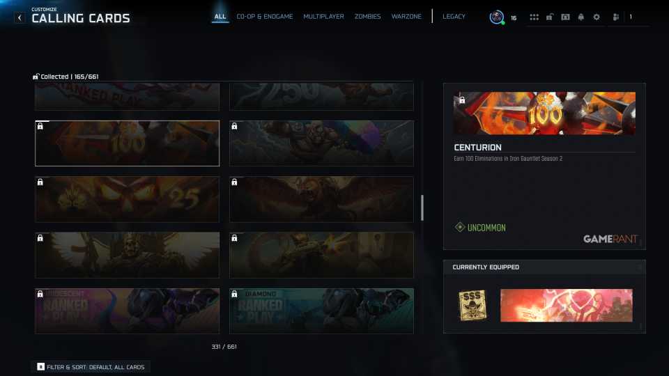 Centurion (Calling Card) - Warzone