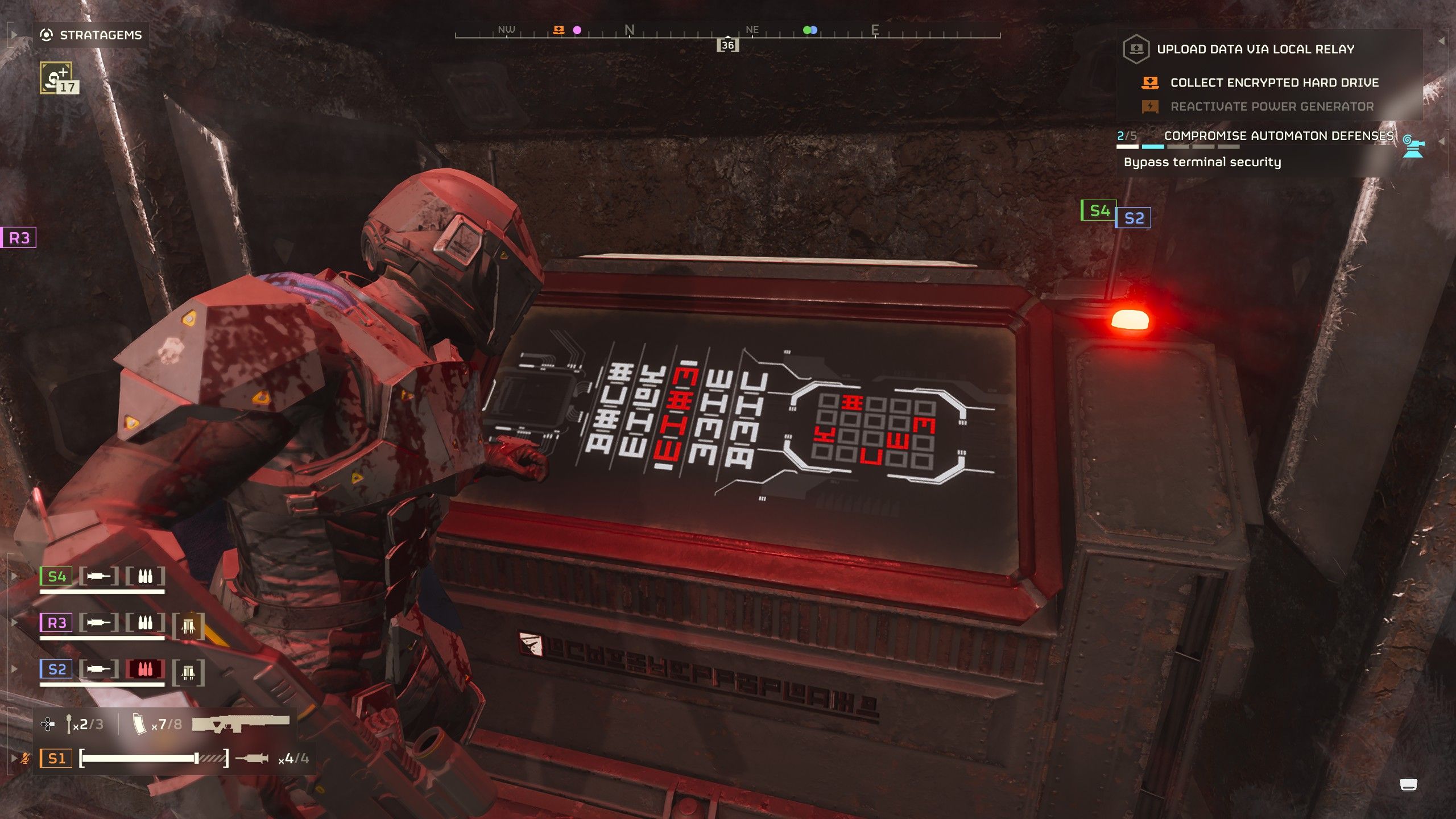 changing the terminal symbols