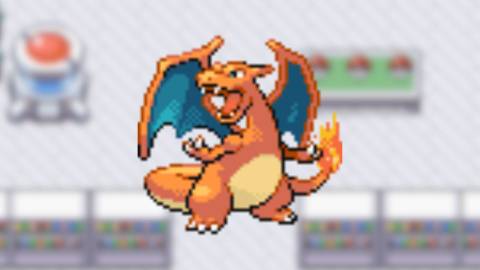 Charizard in Pokemon FireRed And LeafGreen.