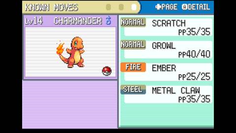 Charmander best Moveset vs Brock in Pokemon FireRed & LeafGreen