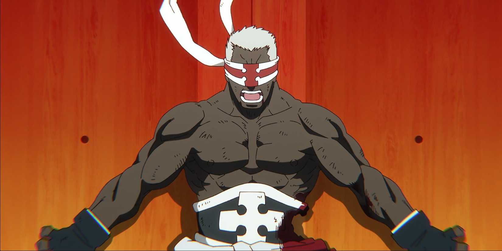 Charon is standing in front of the door.