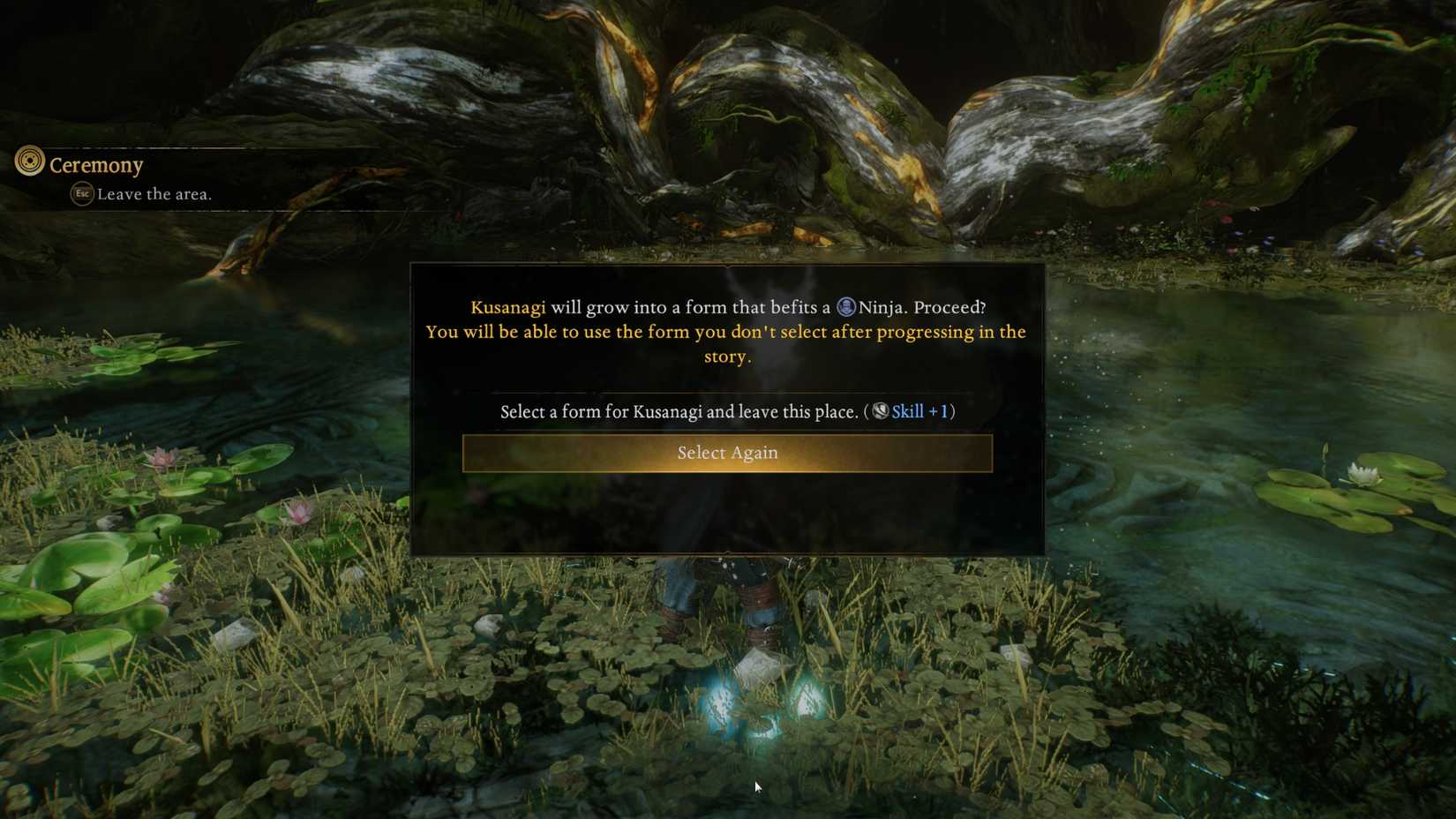 choosing kusanagi form nioh 3 (2)