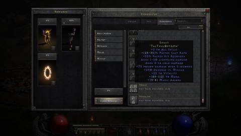 Chronicle Diablo 2 Resurrected rewards and tracker Grial completion (2)