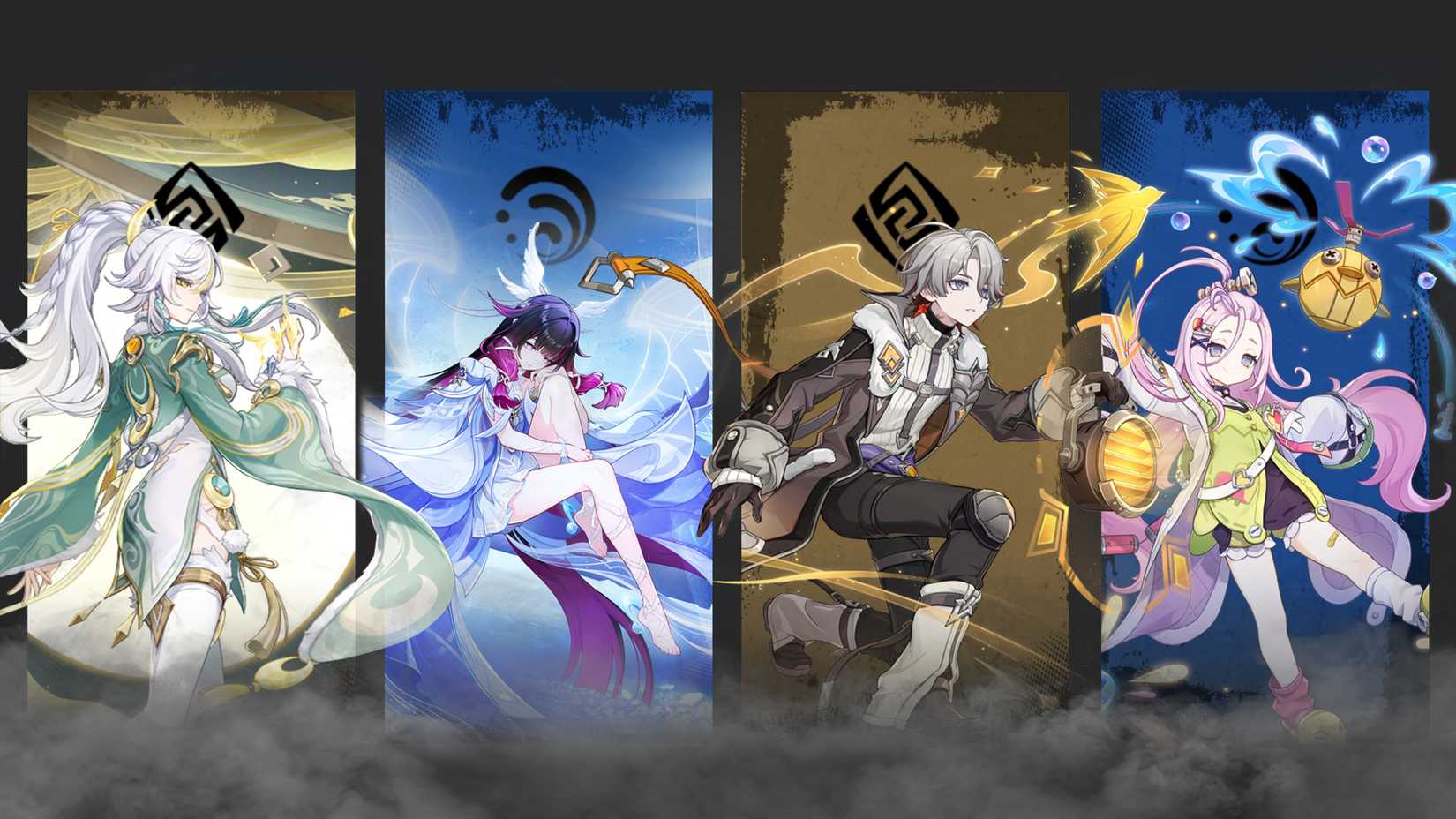 Columbina-Illuga-Aino-and Zibai Best Teams In Genshin Impact