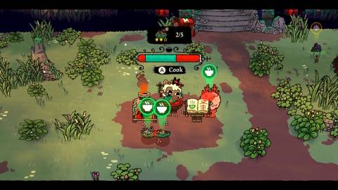 Cooking in Cult of the Lamb (2022)