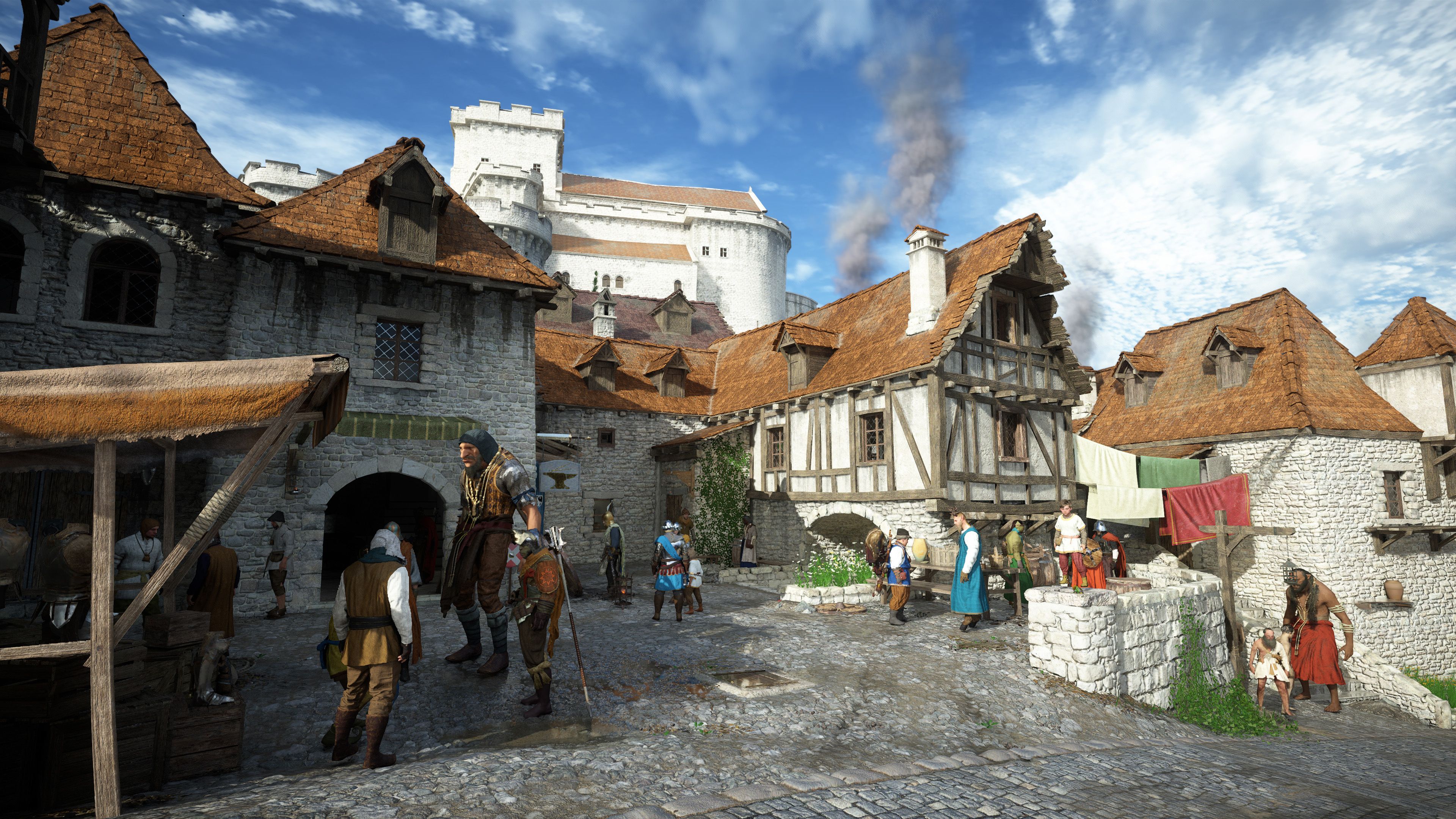 Screenshot Crimson Desert skala dunia terbuka