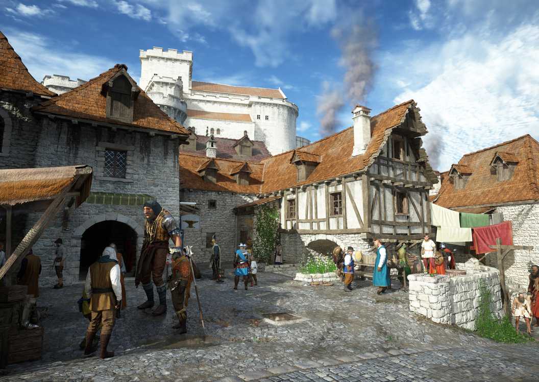 Screenshot Crimson Desert skala dunia terbuka