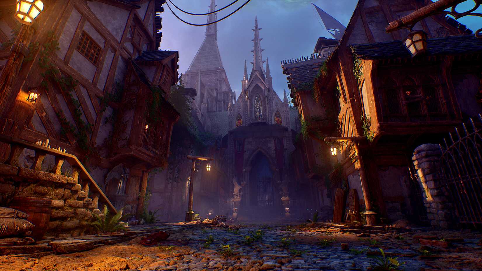 crimson moon game gothic town