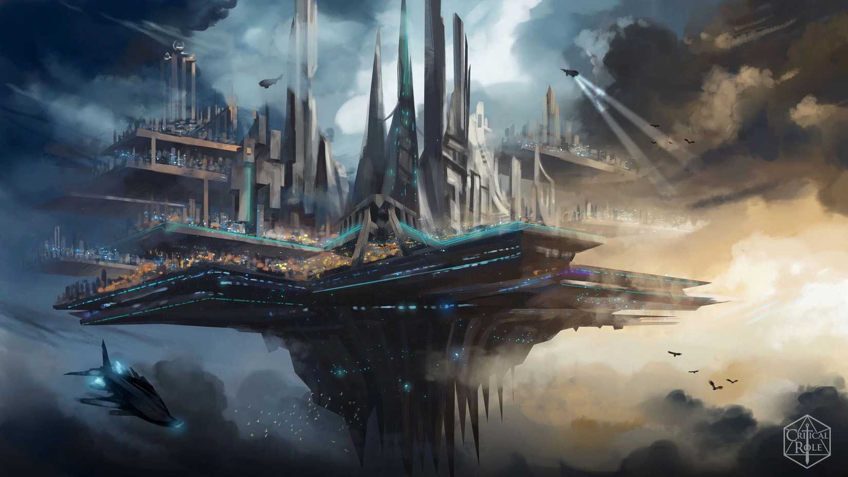 critical role exandria unlimited downfall key art aeor