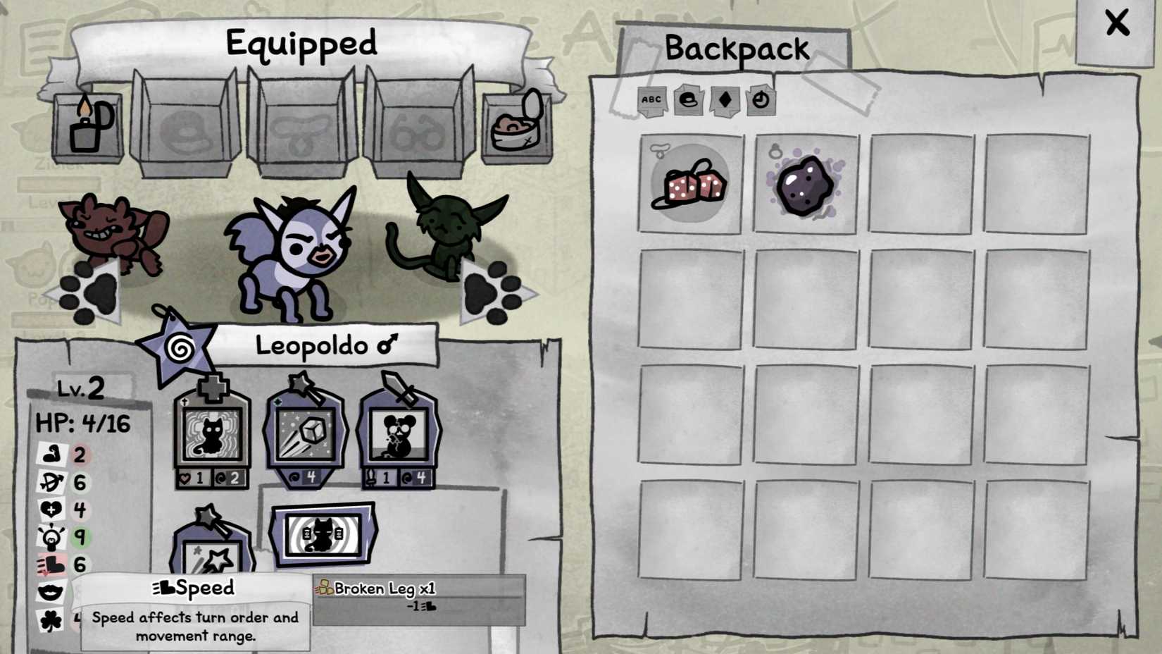 cure injury in mewgenics