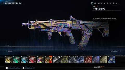 Cyclops (Weapon Camo) - Warzone Ranked Play