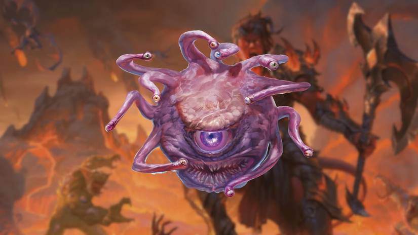 Beholder Eye Rays Creatures Dungeon Masters Fear Running In Dungeons & Dragons