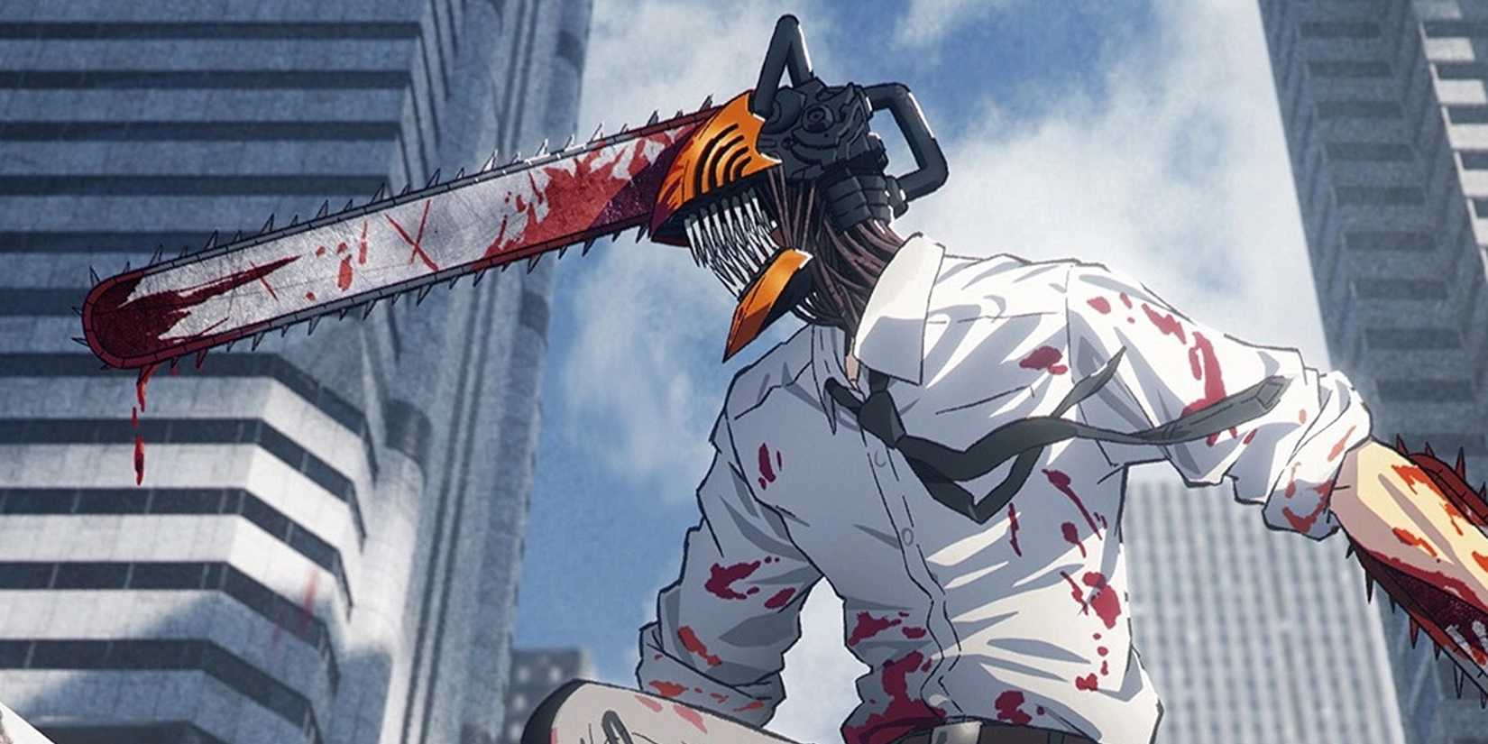 Denji is Chainsaw Man in the city.