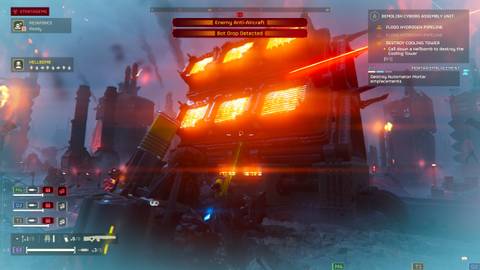 destroy cooling towers