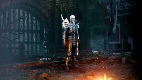 Diablo 2 Resurrected Necromancer in armor Image from Blizzard Entertainment on YouTube