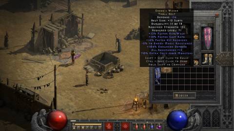 Diablo 2 Resurrected Reign of the Warlock Legendary Items
