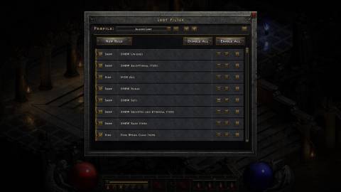 Diablo 2 Resurrected Reign of the Warlock Loot Filter