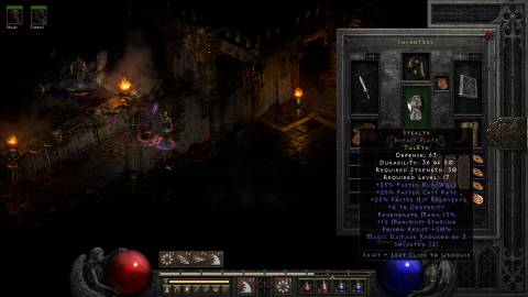Diablo 2 Resurrected Stealth Runeword