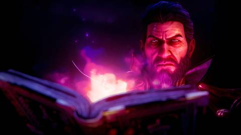 Diablo 2 Resurrected Warlock reading their tome Image from Blizzard Entertainment on YouTube