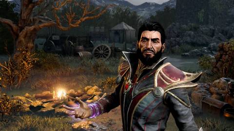 Diablo 2 Resurrected Warlock ready to use a levitation spell Image from Blizzard Entertainment on YouTube