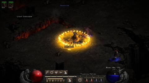 Diablo 2 Resurrected Warlock Ring Of Fire Cast