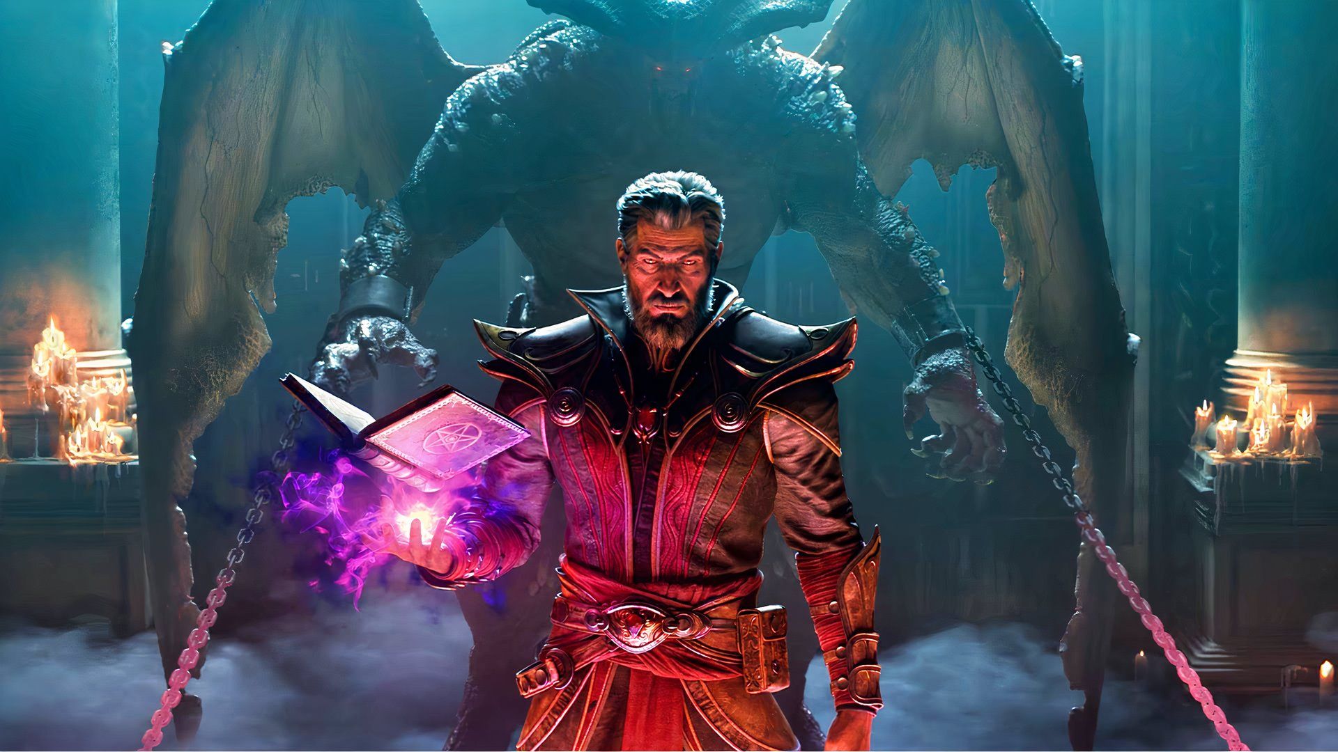 Diablo 2 Resurrected Warlock with a bound demon behind them Image from Blizzard Entertainment on YouTube