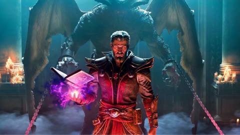 Diablo 2 Resurrected Warlock with a bound demon behind them Image from Blizzard Entertainment on YouTube