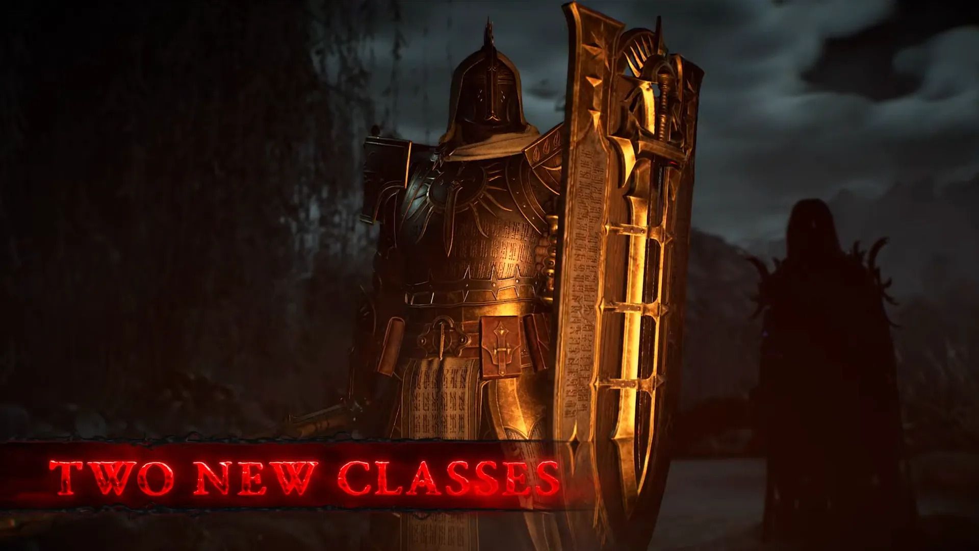 diablo 4 lord of hatred two new classes paladin silhoutette