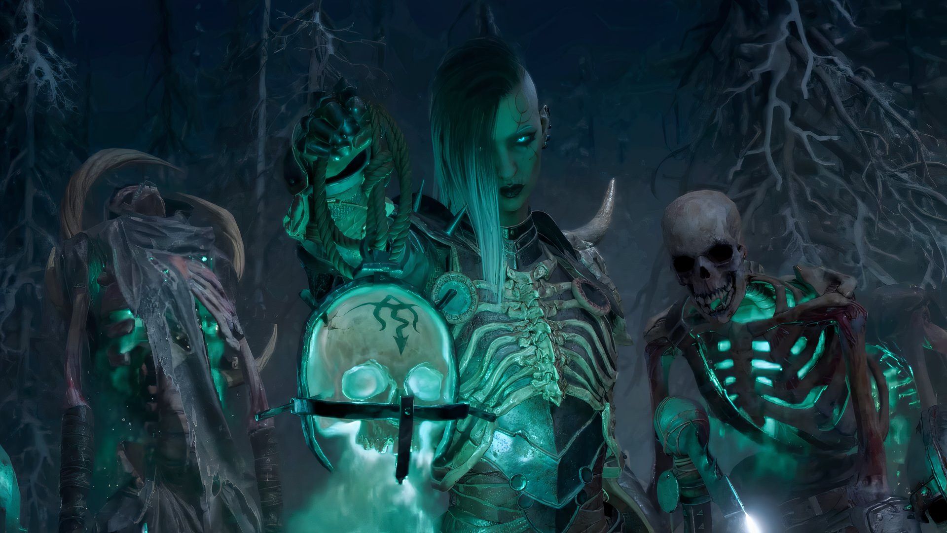 Diablo 4 Necromancer with their minions Image from Blizzard Entertainment on YouTube