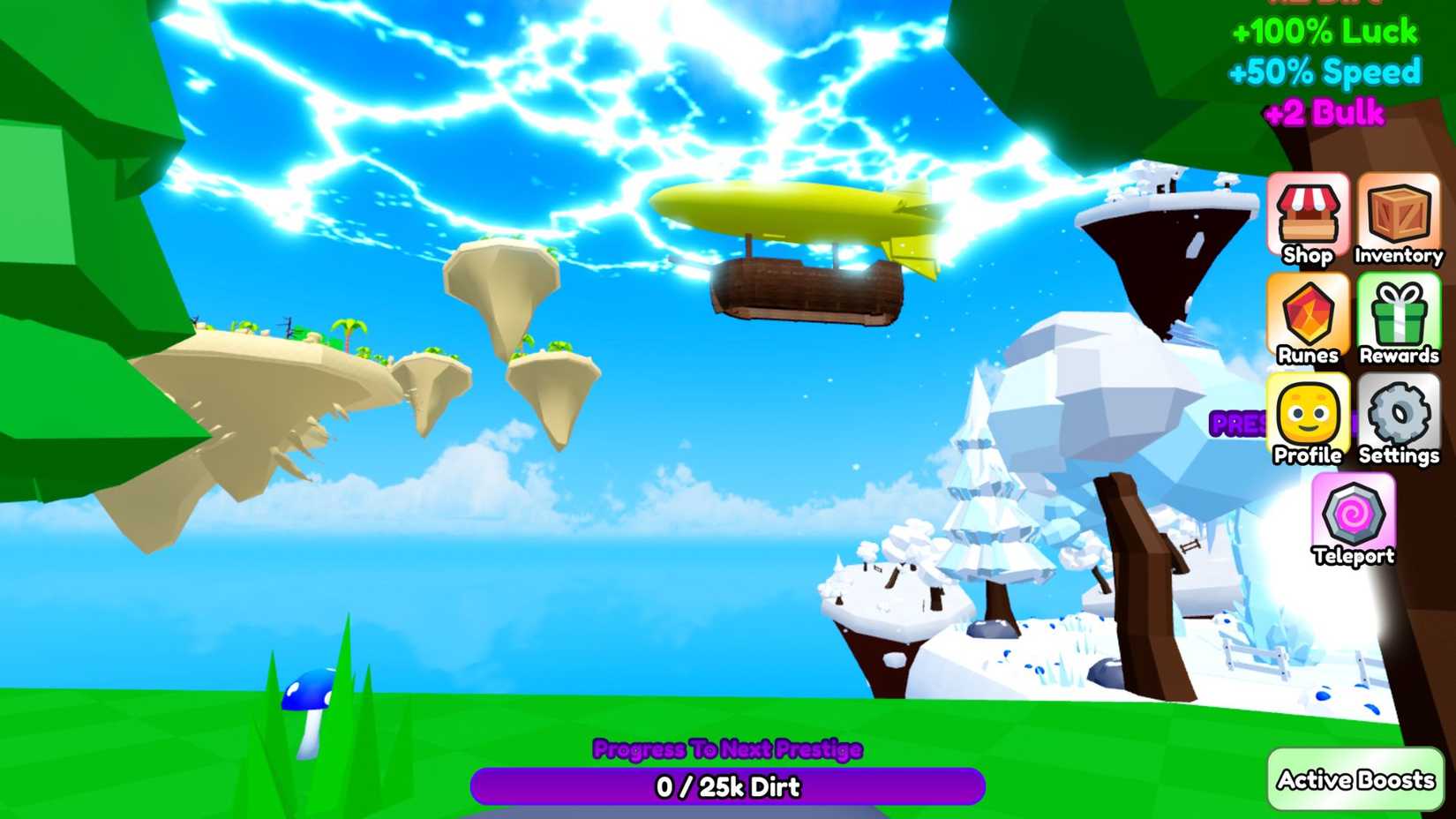 Dirt Incremental X - floating islands