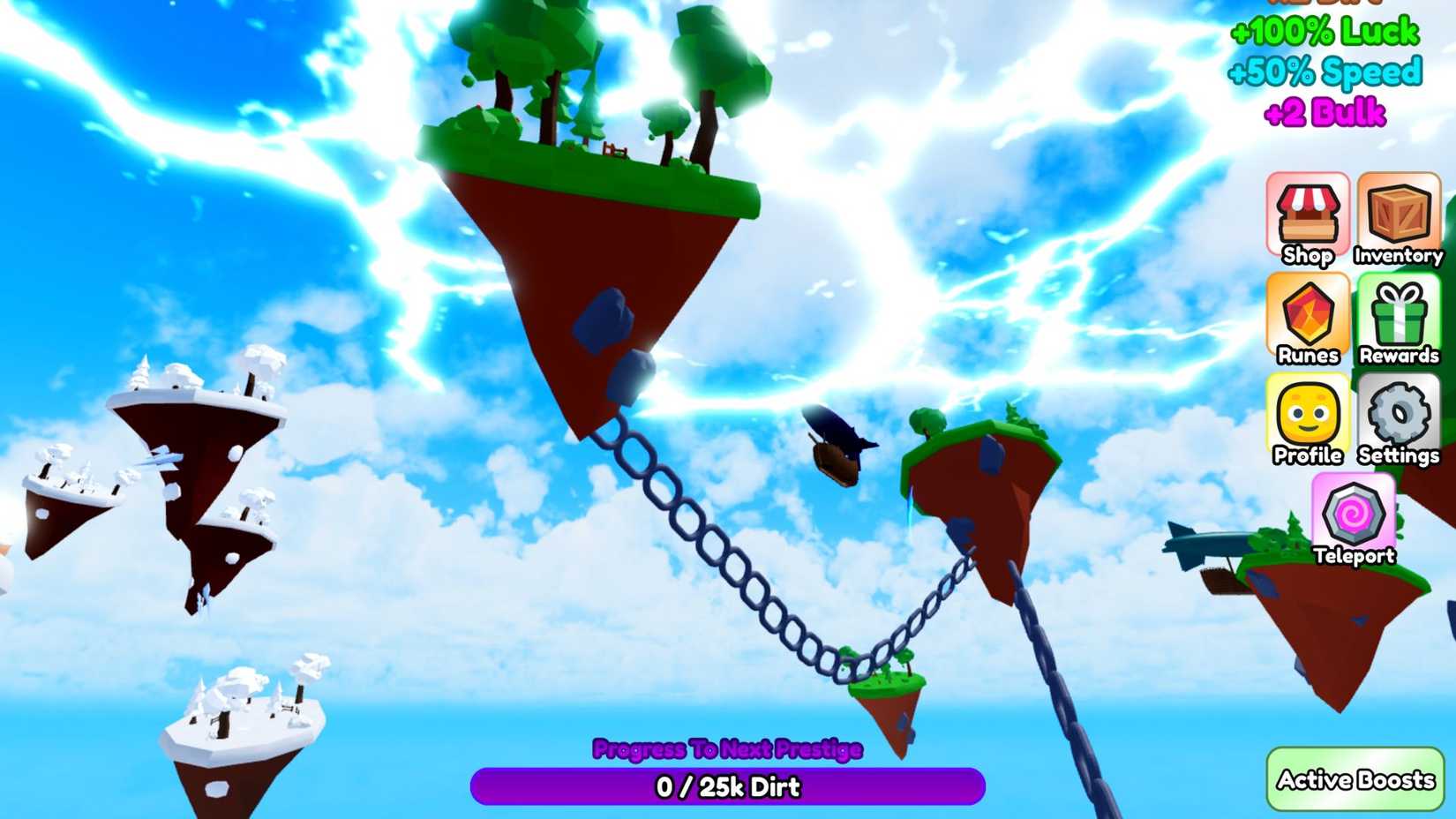 Dirt Incremental X - floating islands