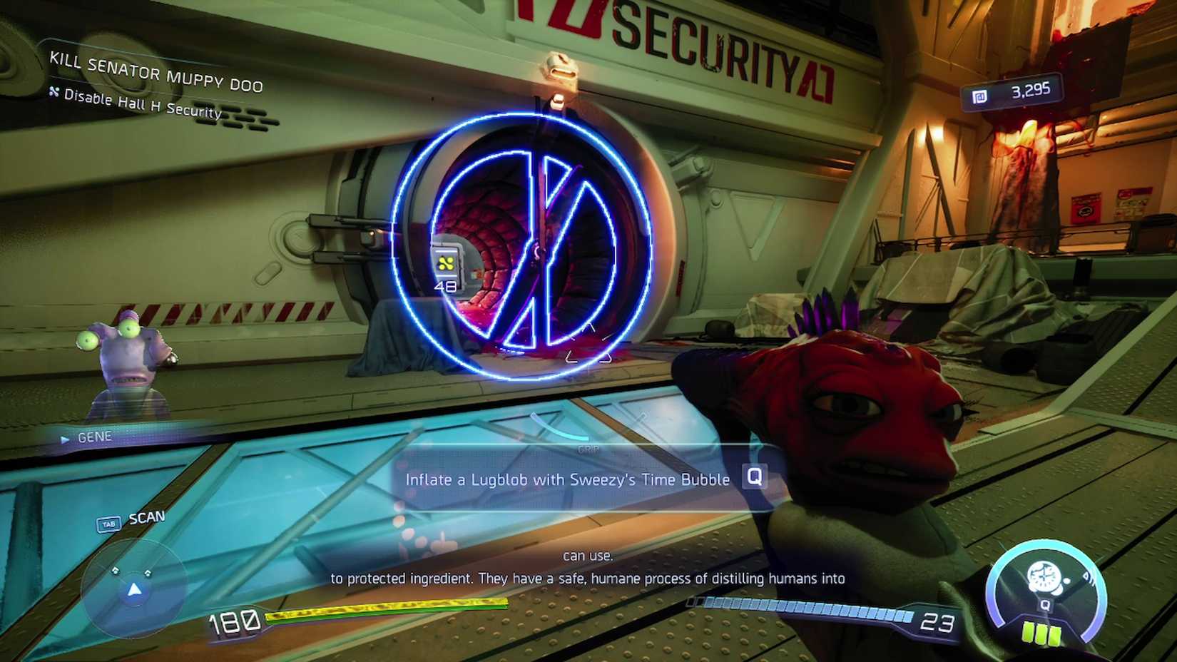 disable hall h security high on life 2 lugblob 1