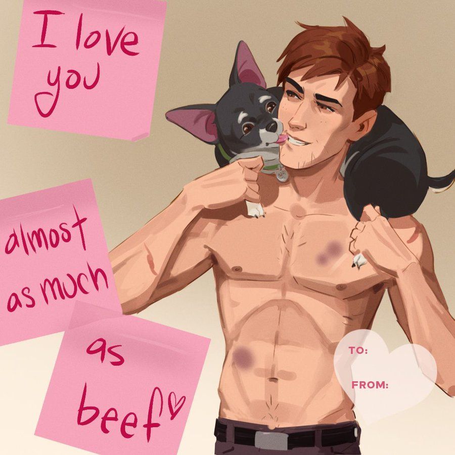 Dispatch Robert Robertson Mecha Man Valentine's Day Card