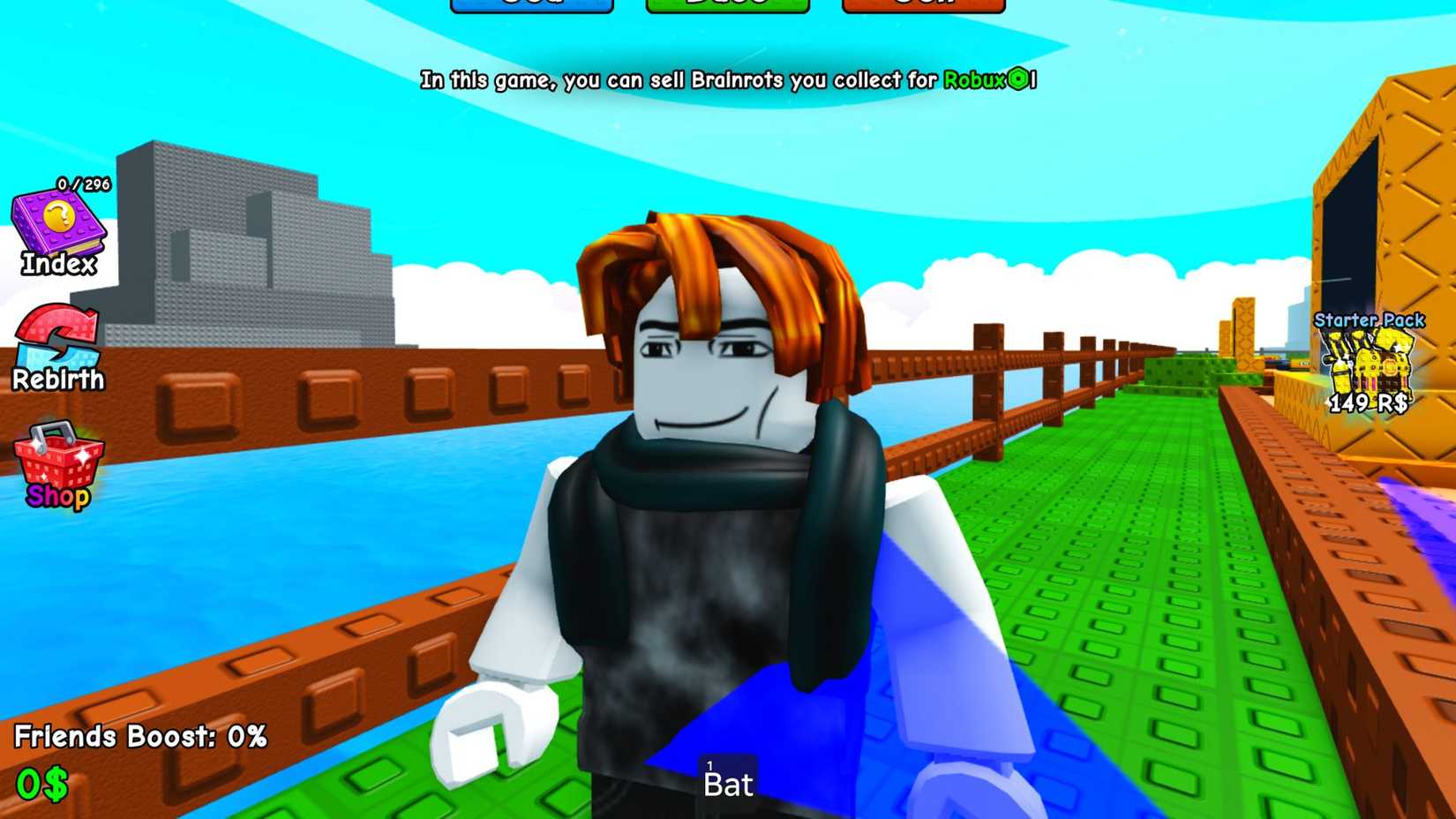 Diving For Brainrots player