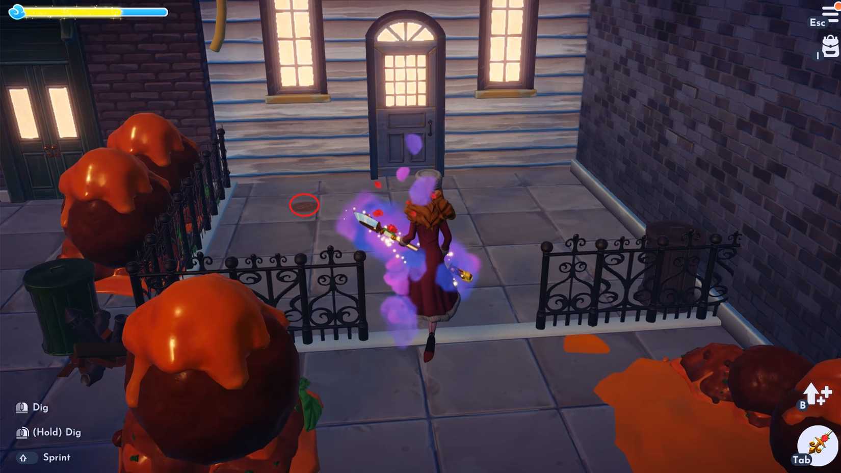 dog bone dig spot location 3 in ddv disney dreamlight valley