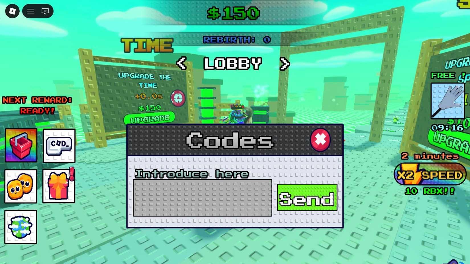 Dont Fall To Acid the codes tab