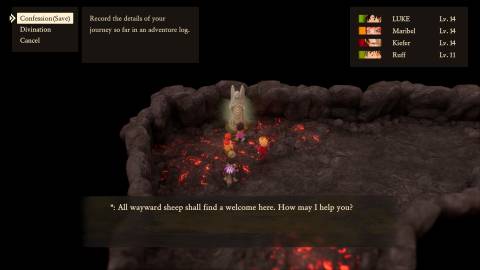 DQ7 Reimagined Below Point A Angel Statue