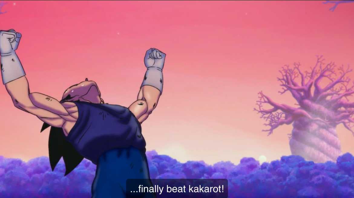 Vegeta mengalahkan Goku di Dragon Ball Super: Super Hero