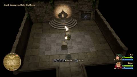 Dragon Quest Reimagined Aligning The Shadows in Trial Room Puzzle