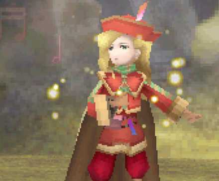 Edward singing in Final Fantasy 4 (DS)