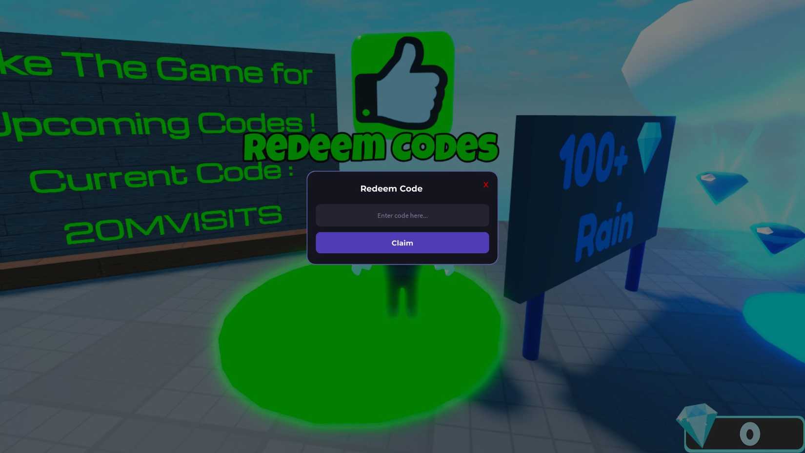 Elemental Magic Arena the codes tab