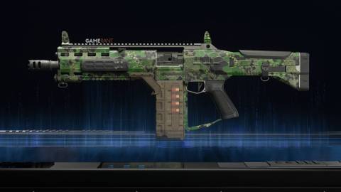 Emerald Snake Camo Preview on the SG-12 - Black Ops 7