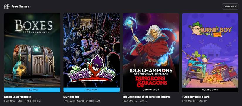 epic games store free games list